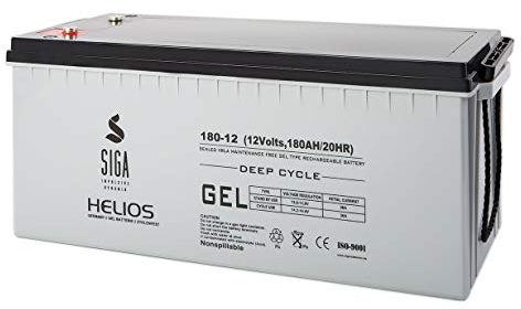 SIGA Akku 180Ah 12V Blei Gel Batterie Gelakku Solarakku Solarbatterie Boot Wohnmobil