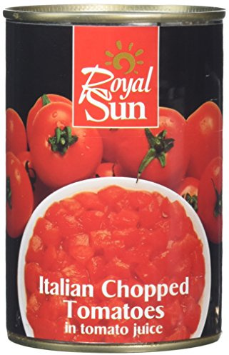 Royal Sun Italian Chopped Tomatoes 400g | Fresh Vine-Ripened in Tomato Juice | All Natural Freshly Packed | Perfect for Cooking (Pack of 24)