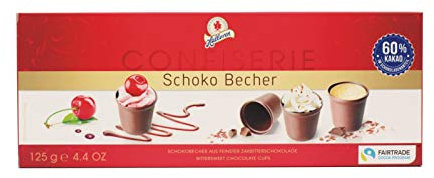 Halloren Spezialitäten Schokobecher, 2er Pack (2 x 125 g)
