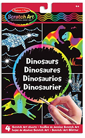 Melissa & Doug Scratch Art Dinosaurier