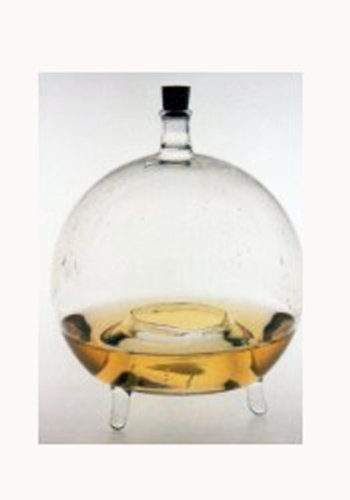 Fliegenfalle Fliegenglas antiker Stil befüllbar Wespen Vertreiber Durchmesser ca. 12 cm Höhe ca. 14 cm Oberstdorfer Glashütte