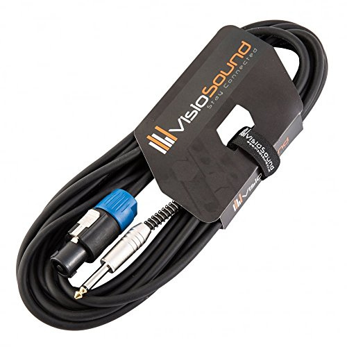 Rean Twist-Lock Male Speakon to Jack Lead PA Speaker Amp Cab Cable (6m) | Professional Tour-Grade OFC Speaker Cable, Rean/Neutrik Licensed Connectors
