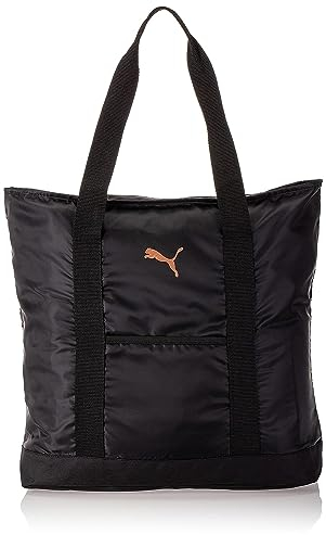 PUMA Women's Evercat Cambridge Tote, Black/Gold, OS