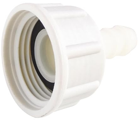 SOMATHERM FOR YOU - Raccord en plastique droit à écrou tournant 20/27 avec tétine pour emboiter sur un tuyau d'alimentation de machine à laver