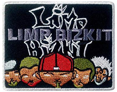Limp Bizkit ny Rap Aufnäher Besticktes Patch zum Aufbügeln Applique