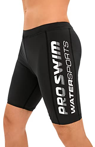 Veranobreeze Herren-Badeanzug Jammer Badehose Lang Wettkampf Schwimmhose | Chlorbeständig, Schnelltrocknend, Atmungsaktiv, UPF 50+, Badeshorts mit Innenkordel, Endurance, Schwimmtraining, Schwimmen