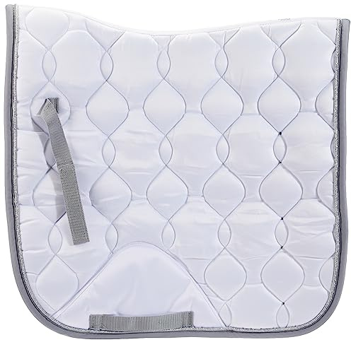 HKM Dressage Competition Schabracke Weiß/Silber One Size