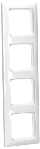 Busch-Jaeger 1724-914 Abdeckrahmen 4-fach Rahmen (Thermoplast) Balance SI Alpinweiß