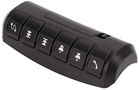 Pulsante del Volante Wireless con 6 Tasti, Pulsante del Telecomando del Lettore DVD MultifunzioneNavigazione Facile e Dell'auto e Controllo Multimediale