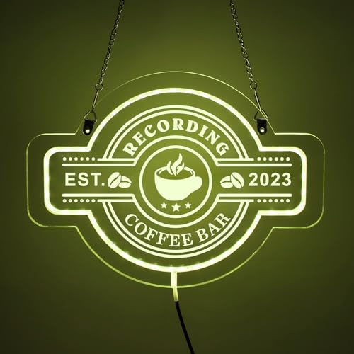 Benutzerdefiniertes Acryl Kaffeebar Neonschild, LED-Dekoration Für Die Küche, Personalisiert Und Klein
