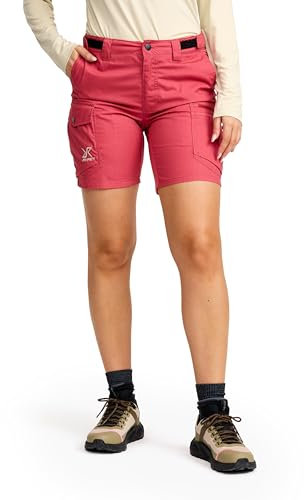 RevolutionRace Rambler Lightweight Pro Shorts für Damen, Leichte Kurze Hose und Wandershorts für Damen, Holly Berry, XS