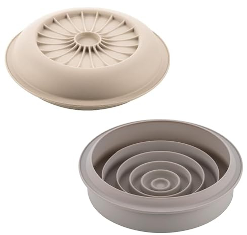 silikomart Stampi in Silicone per Dolci - Color ø200 H 50 MM + Dot ø200 H 60 MM - Stampo Professionale in Silicone, Pasticceria