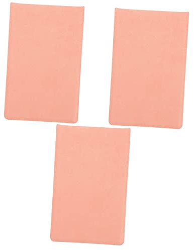 FRCOLOR 3sätze Faltbarer Kosmetikspiegel Mit Pu-lederhülle Edelstahl Tragbar Für Reisen Büro Und Zuhause Praktischer Make-up Spiegel Für Frauen Teens Und Mädchen Zum Schminken Und