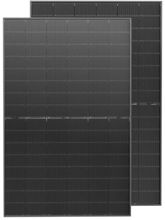 Solakon Solarpanel 450W, Bifazial Glas-Glas N-Type Solarmodul, 40v Monokristalline Solarmodule/Solar Module für Balkonkraftwerk/Solaranlage, 450w Solar Panel für Photovoltaik Komplettanlage (1 Stk)