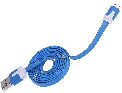 jojofuny Fast Charger Cable for Tablet Smartphone Cell Phone Player Flat Noodle Micro Usb Quick Charger Cord Usb Cable for Long Charging Cord