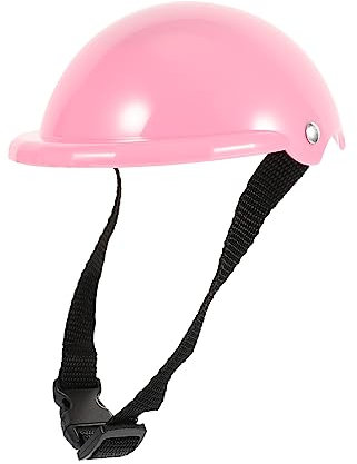 Kisangel Hundekappe Für Kleine Haustiere Einstellbarer Schützender Helm Aus Strapazierfähigem Material Lustiges Design Für Hunde Und Katzen Sicherer Kopfschutz Beim Spielen Und