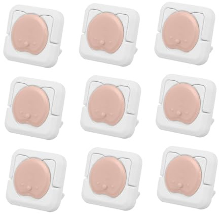 24 Kindersichere Steckdosenabdeckungen aus Abs in Braun, Robust | Steckdosenschutz für Elektrische , 24 Stück-pack, zu Greifen, Kompakte Abdeckung