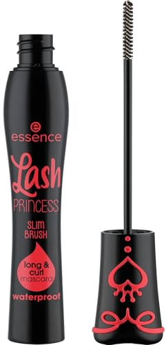 essence Lash PRINCESS slim brush long & curl mascara waterproof, arricciante, allungamento (12ml)