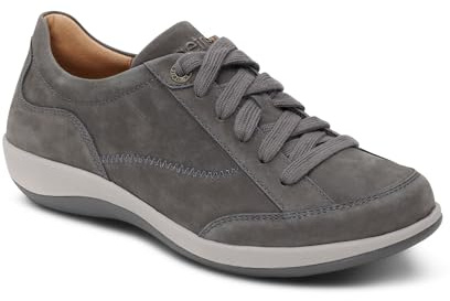Aetrex Women’s Dahlia Lace-Up Oxford Orthopedic Leather Womens Shoes With Arch Support, Cushioned Footbed & Removable Insole – The Womens Fashion Sneakers Are Comfortable & Supportive Footwear.