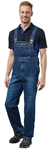 Pionier 430-56 Jeans Latzhose Denim stone washed, Blau, Größe 56