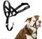 HALTI Headcollar Size 2 Black, UK Bestselling Dog Head Harness to Stop Pulling on the Lead, Easy to Use, Padded Nose Band, Adjustable & Reflective, Professional Anti-Pull Training Aid for Medium Dogs