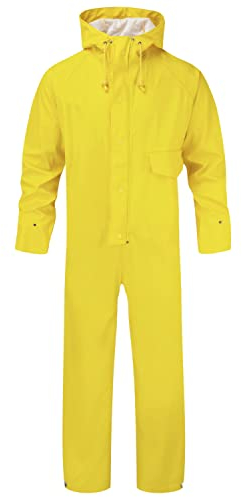 Fort - Flex Coverall - Yellow Overalls - Extra Large - Waterproof Overalls - Coverall Boilersuit - Overalls Men - Durable Mens Coveralls - Comfortable Workwear - Work Overalls for Men