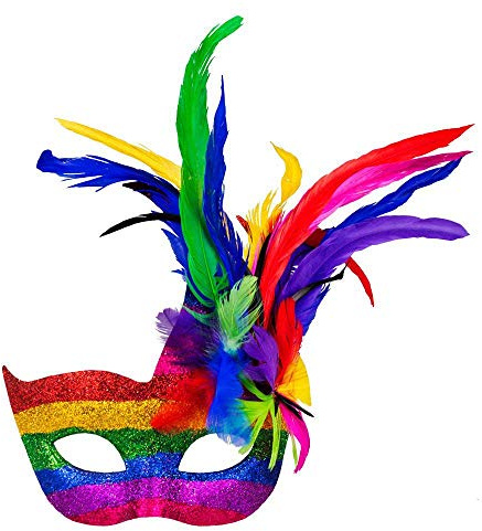 Boland Venezianische Augenmaske, Accessoire, Kostüm, Karneval, Mottoparty, Halloween, Maskenball