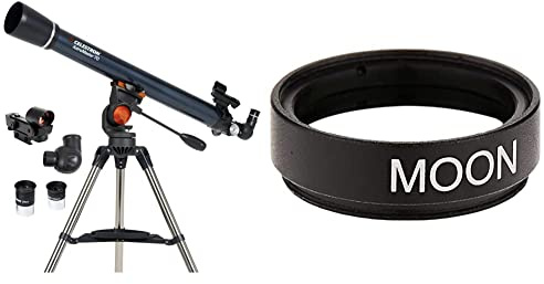 Celestron 21061 AstroMaster 70AZ Refraktor & 94119-A 1,25'' Mondfilter