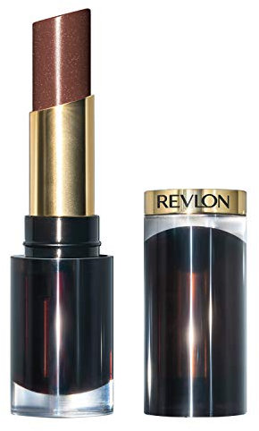 Revlon Super Lustrous Glass Shine Lipstick, Flawless Moisturizing Lip Color with Aloe, Hyaluronic Acid and Rose Quartz, Toasting Glasses (009)