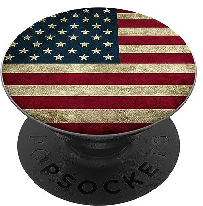 USA Flag Vintage American US Stars & Stripes Distressed PopSockets Klebender PopGrip