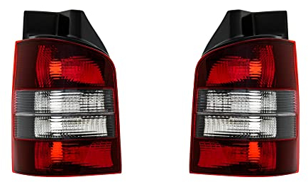 Heckleuchten Rückleuchten Rücklicht Set rechts & links Satz für Modell Transporter/Multivan T5 (7E/7F/7J/7H) Baujahr: 04/2003->> Kunststoff ohne Lampenträger