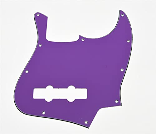 Dopro Jazz Bass J Bass Pickguard für USA/Mexican 4 String FD Jazz Bass lila 3-lagig