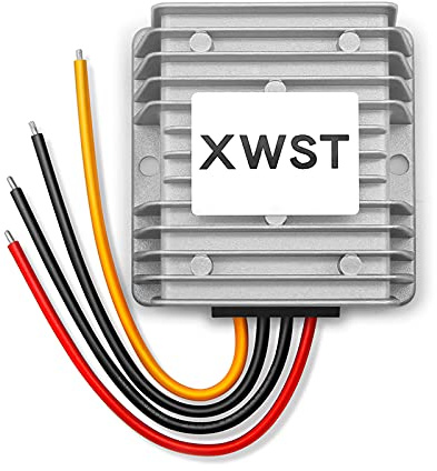 DC Voltage Regulator Boost Converter DC 24V Step Up to 36V 4A 144W Power Converter Waterproof Module Transformer for Golf Cart Club Car(24V to 36V 4A)