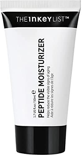 The INKEY List Crema idratante a base di peptidi aiuta a ridurre le rughe, idrata la pelle e sostiene il collagene naturale 50 ml