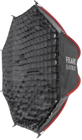 PIXAPRO 100cm 3ft Broncolor (B) Instant SetUp Flatpak Octagonal Softbox Patented Portable Circular Soft Box Ocotbox KeyLight Studio Photo Lighting Portrait Product Photography (100cm)