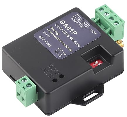 KIMISS GSM-Alarmsystem, GA01P GSM Smart Remote Stromausfallalarm SMS-Anrufalarm Sicherheit Temperaturmessung