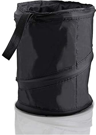 PURRL Auto-Mülleimer wasserdichte Packtasche Auto-Müllbeutel for kleine auslaufsichere Auto-Kühltasche - Auto-Müllsack mit Seitentasche schwarz 1Pc