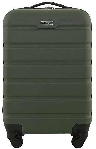 Wrangler 22 Hardside Spinner Carry-On Luggage, Olive