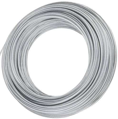 Akuoly Grass Trimmer Line Nylon Steel String Trimmer Spool 3.0mm 40m Round Wire for Garden Trimmers