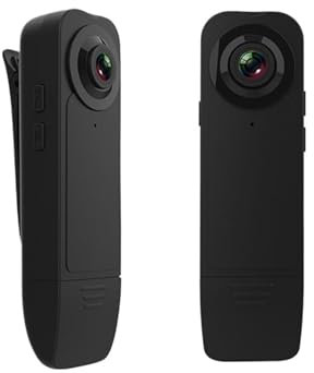 Caméra corporelle, A18 stylo caméra HD 1080P Portable poche corps enregistreur vidéo Vision nocturne Sport DV détection de mouvement caméscope de sécurité pour la maison, l'extérieur, les forces de l'