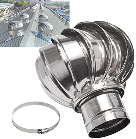 YFWOKSL Kaminabdeckung, drehbare Kaminhaube aus Edelstahl, wasserdichte Abzugshaube, Kaminkappen und -hauben, kein Rost, Keine Verformung, glatt und ohne Knoten, für Kaminrohröffnungen in Wohngebäud