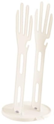Colcolo Porte-Gants de Cuisine, organisateurs de séchage de Serviette à Vaisselle Verticale, Blanc
