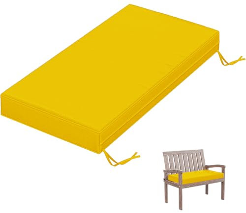 WLXFF 5cm Dicke Bankkissen Bankauflage Sitzkissen Bankpolster Auflage FüR BäNke Waschbare Sitzkissen Sitzpolster Bank FüR Garten, Terrasse, Schaukel,No1,30X30X3CM