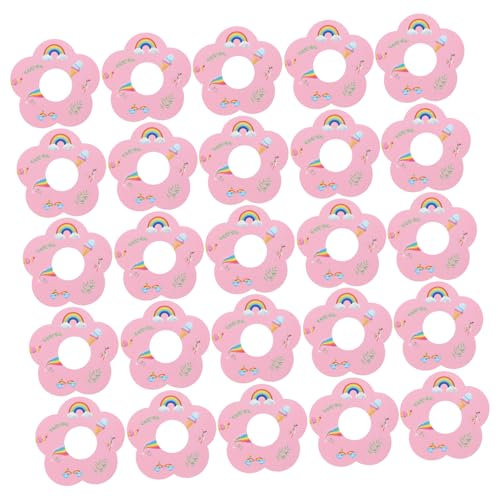 OUNONA 100pcs Drip Paper Tray for Ice Cream Decorative Ice Cone Holder No Drip Popsicles Holder for Summer Parties and Boys and Girls Treats