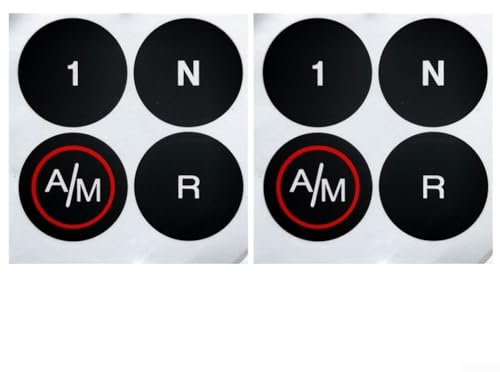 Pegatinas de botón personalizables para FIAT 500 MTA caja de cambios Instalación simple