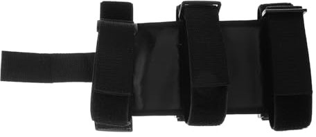 HAMPPLIES Sangle de Fixation Extincteur Voiture Nylon Réglable Sécurité Renforcée Support Véhicule Base Noire Compatible Usage Auto