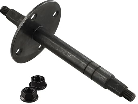 BlissfulAbode Pedal de eje de rueda central de metal para bicicleta estática Tianxin, color negro, varios tamaños con espacio entre agujeros de tornillo de 60 mm o 66 mm, pieza de repuesto duradera