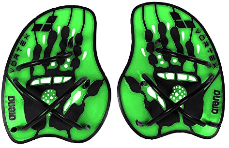 arena Vortex Handpaddel, Schwimmbad-Trainingszubehör, Schwimmbad-Paddel mit Verstellbaren Riemen, PVC-frei