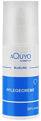 Blueline 20% Urea Creme, Schrundencreme für sehr trockene und verhornte Haut, Pflegecreme bei Schuppenflechte und Neurodermitis, Hornhaut erweicher und Hornhautentferner (100ml)