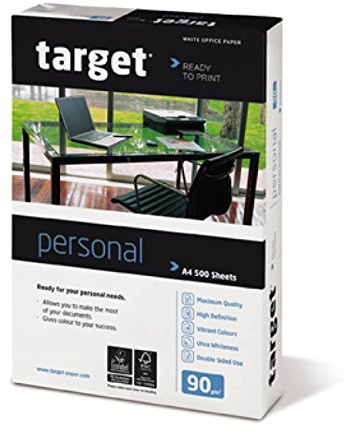 Target Personal Kopierpapier 90g/m² DIN-A3 2.500 Blatt Druckerpapier weiß